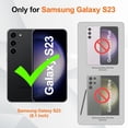 thumbnail image 2 of for Samsung Galaxy S23 Case [NOT for S23 Plus & S23 Ultra], Slim Soft Bumper Galaxy S23 Case, with Ring Holder Kickstand for Samsung S23 Case, Shockproof Protective Cover S23 Case 6.1", Green, 2 of 14
