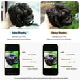 thumbnail image 2 of HTQWLP Large Messy Bun Hair Piece Wavy Curly Scrunchies Synthetic Chignon Ponytail Hair Extensions Thick Updo Hairpieces for Women - Beige Multi, 2 of 11