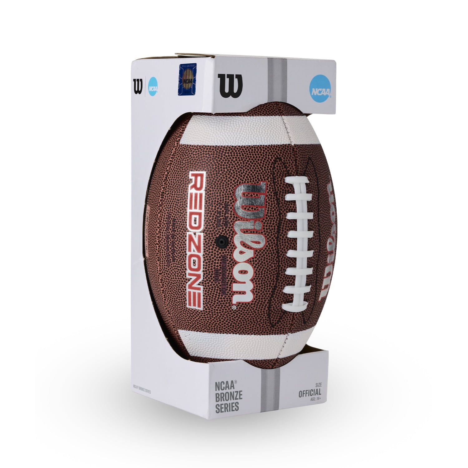 Wilson NCAA Red Zone Composite Football - Brown, Official Size
