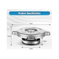 thumbnail image 4 of Conjunto de tapa de tapa de radiador de 16 psi, compatible con 10230, que contiene refrigerante de motor automático, para vehículo, 4 of 5