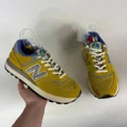 thumbnail image 1 of New Balance 574 Bodega Legacy Arrival Sneakers Mens 10 Yellow Athletic Shoes, 1 of 6