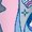 CHAMBRAY BLUE, variant on Lilo & Stitch - Here for the Food - Youth Girls Boxy T-Shirt