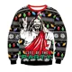 thumbnail image 5 of Suéteres navideños feos, jerséis verdes, sudadera con estampado 3D divertido para fiestas navideñas, sudadera de Jesús para fiestas, cumpleaños y Navidad, 5 of 5