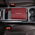 thumbnail image 2 of Caja de pañuelos para coche AIXING, organizador de servilletas de cuero sintético para reposacabezas de automóvil, contenedor de toallitas para autos, SUV, camiones, organizador de pañuelos faciales, 2 of 6