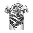 thumbnail image 3 of Camisas de Manga Corta Casual Moda Impresión Deportes Cuello Redondo Camiseta Blusa para el Uso Diario, 3 of 7