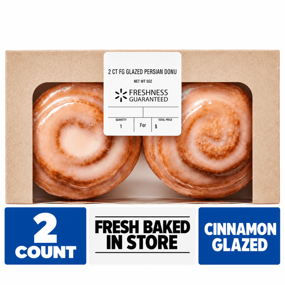 Freshness Guaranteed Regular Persian Cinnamon Donuts, 4 oz, 2 Count