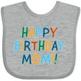 thumbnail image 3 of Inktastic Happy Birthday Mom Boys or Girls Baby Bib, 3 of 4