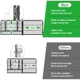 thumbnail image 6 of Jhsomdr Metal Garden Fence 85Ft(L) x 24in(H) 32 Panels Wire Animal Barrier Fence with Gate Outdoor Decorative Fence No Dig Fencing for Yard Patio, 6 of 11