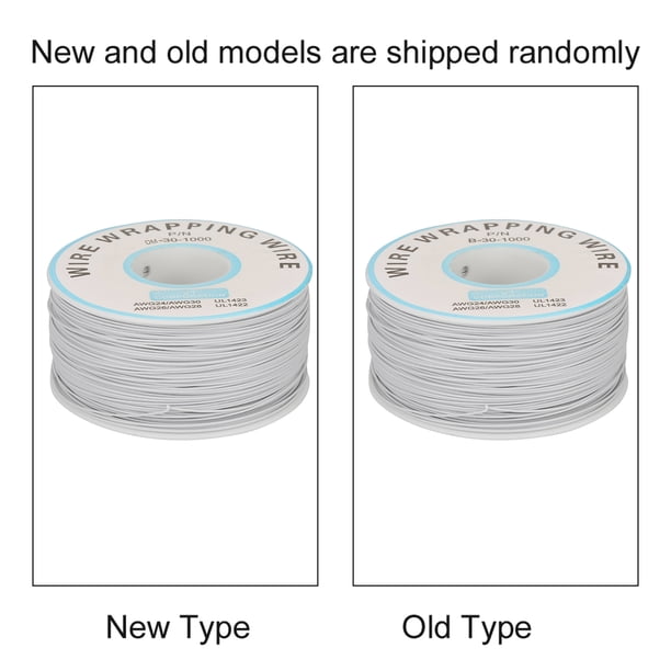 Cable Eléctrico De Cobre Estañado 30 AWG De 0,25 Mm, 250 Metros En Rollo, Temperatura 105°C