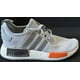 thumbnail image 1 of Adi-das Originals NMD R1 Boost White Orange Grey Shoes Men Size 5 New Rare FY5730, 1 of 5