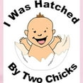 thumbnail image 2 of CafePress - I Was Hatched By Two Chicks Body Suit - Baby Light Bodysuit, Size Newborn - 24 Months, 2 of 4