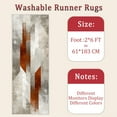 thumbnail image 6 of Hallway Runner Rug 2'x6' Washable Area Rugs Non Slip Laundry Rug Runner Floor Carpet Runners for Hallways Entryway Laundry Room Kitchen, 6 of 10