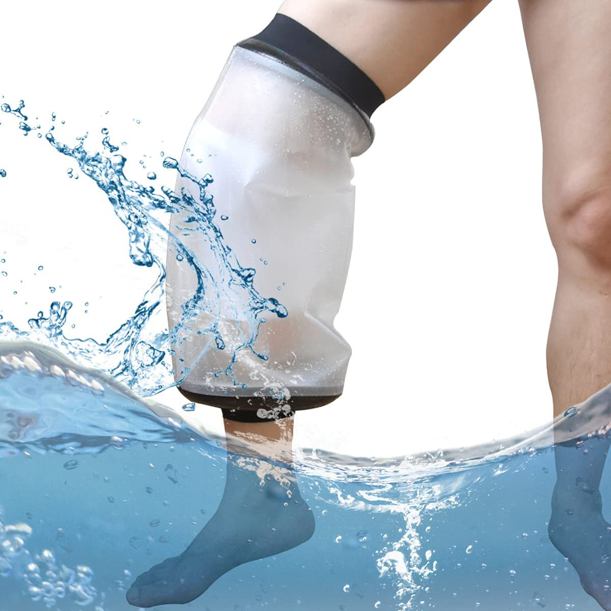 Oenbopo Cast Covers for Shower Leg, Reusable Adult Waterproof Leg Cast