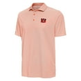 thumbnail image 2 of Men's Antigua Orange/White Cincinnati Bengals Pave Polo, 2 of 3