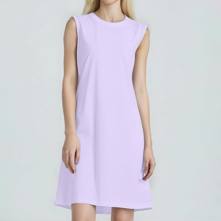 fitted lace wedding dress Palm Breeze Shift Dress In Lavender main image 1