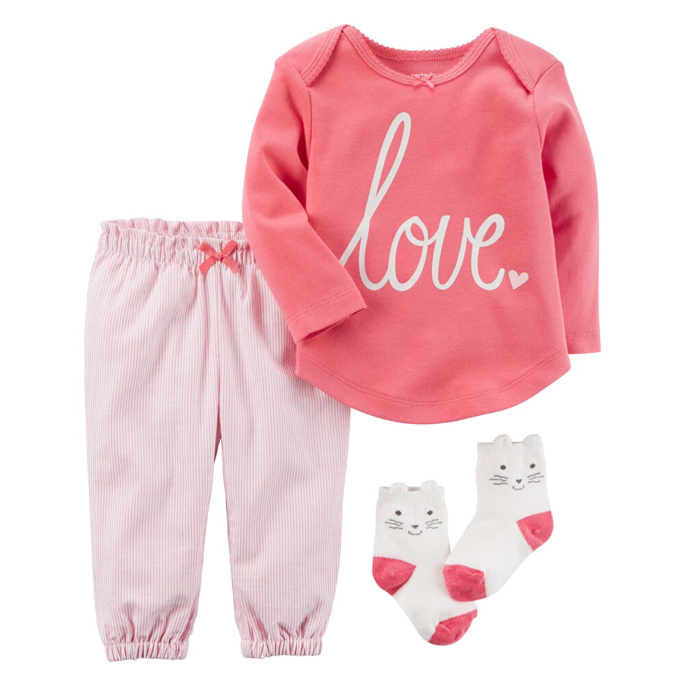 carters baby girl sets