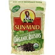 2 LBS Organic Sun Dried California Raisins (1 Resealable Bag) by Sun Maid
