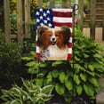 thumbnail image 2 of Carolines Treasures CK6642GF Phalene Dog American Garden Size Outdoor-Flags, Multicolor, 2 of 2