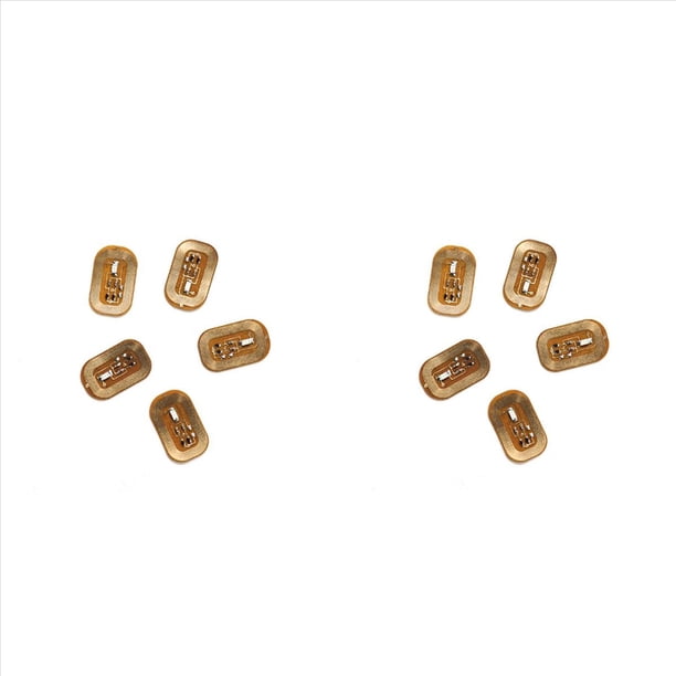 10 Uds NFC Flash Nail Sticker LED Chip Desnudo LáMpara Inteligente para UñAs Mejora de Pegatinas para UñAs, Luz Verde