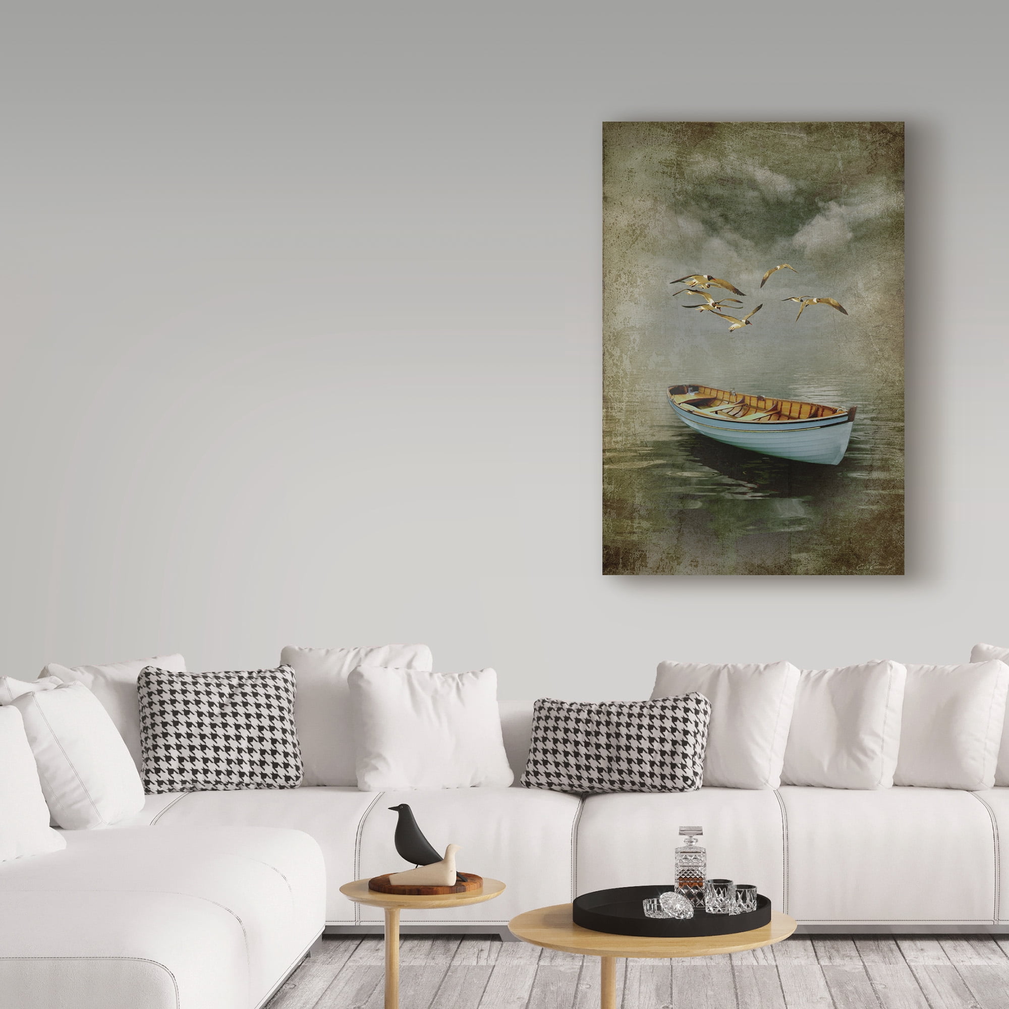 Trademark Fine Art 'Alone In The Mist' Canvas Art by Carlos Casamayor