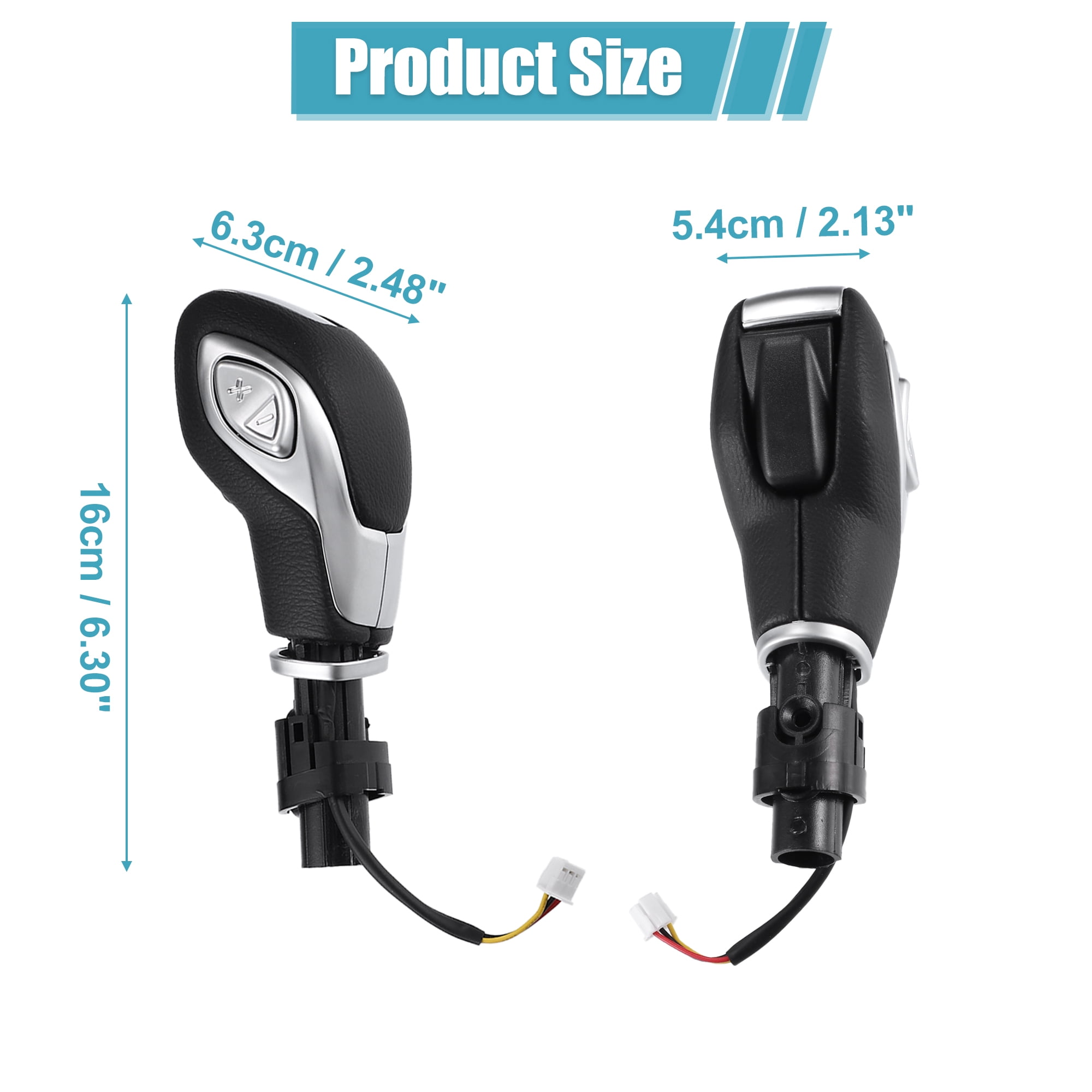 Unique Bargains Automatic Gear Shift Knob Handle with Button for Ford Escape 2013-2016 DG9Z7213EA