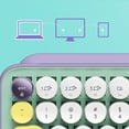 thumbnail image 6 of Logitech Pop Keys keyboard RF Wireless + Bluetooth Mint color, Violet, White, Yellow, 6 of 11