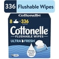 thumbnail image 1 of Cottonelle Ultra Fresh Flushable Wet Wipes, 8 Flip-Top Packs, 1 of 1