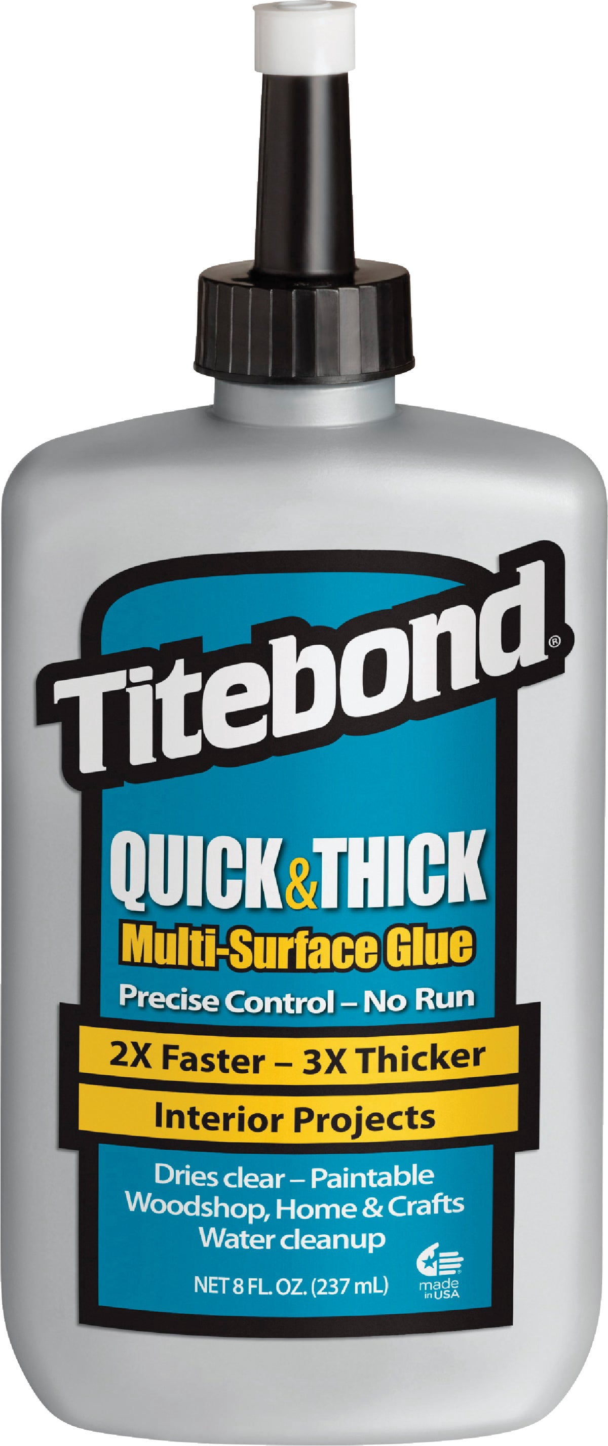 Franklin International Titebond Quick & Thick MultiSurface Glue 8 Oz., Clear