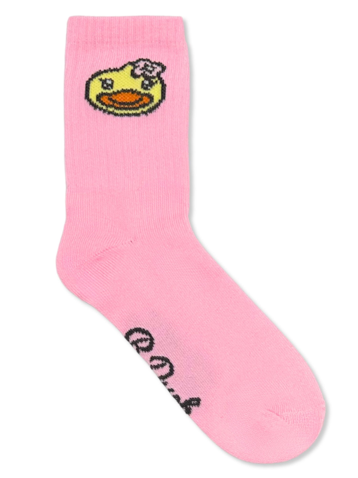 B.Duck Girls Mid-Crew Socks, 3-Pack, Sizes S/M-M/L