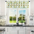 thumbnail image 2 of Bull Skull Valance Curtains,Rustic Sunflowers Short Valance,Farmhouse Animal Natural Floral Window Curtains for Kitchen Windows Bedroom RV Door, 52" W X 18" L, 2 of 6
