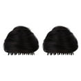 thumbnail image 1 of Moños espaciales, accesorios resistentes para el cabello para cosplay, eventos, fiestas, damas Negro, 1 of 9