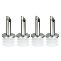 Stainless Steel Bottle Pourers, 4Pack Olive Oil Spout, for Pours Liquid, Most Liquor Bottles (White)