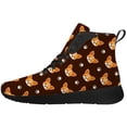 thumbnail image 3 of Aidianart Mens Corgi High Top Shoes High Top Sneakers Size 5, 3 of 5
