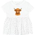 thumbnail image 3 of Inktastic Highland Cow Girls Baby Dress, 3 of 5