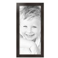thumbnail image 2 of ArtToFrames 10" x 22" Flat Pewter Picture Frame, 10x22 inch Silver Wood Poster Frame (WOM-4887),  Pack, 2 of 7
