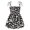 dress 4#Black, variant on WAYUTE Dresses for Girls Toddler Kids Ruched Floral Print Slip Bow Strappy A Line Sundress for Baby Casual Summer Outdoor Vacation Outfit,Pink