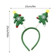 thumbnail image 2 of Christmas Headbands Reindeers Headband Santa Xmas Tree Toppers Headwear Accessories Holiday Party Photo Booth, 2 of 7