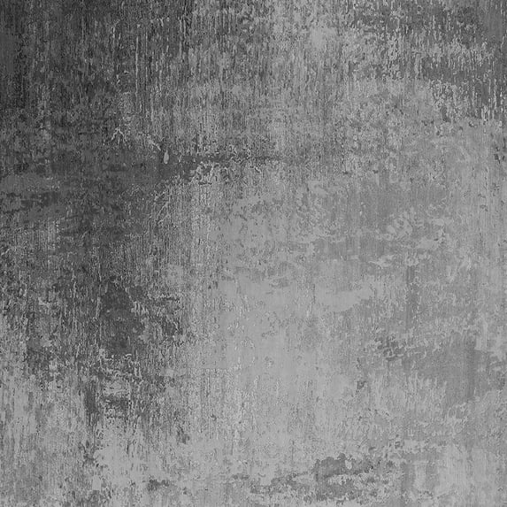 Ahgly Company Indoor Square Oriental Gray Industrial Area Rugs, 3' Square