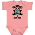 thumbnail image 3 of Inktastic Rockstars Are Born in August Birthday Boys or Girls Baby Bodysuit, 3 of 5