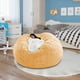 thumbnail image 1 of 1 funda para silla grande circular suave y esponjosa, cómoda funda de terciopelo para sofá, para sala de estar, dormitorio, oficina, decoración del hogar, SOLO funda, SIN RELLENO, 180 cm x 90 cm., 1 of 5
