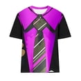 thumbnail image 4 of Puntoco Liquidación de camisetas cortas para mujer, nueva camiseta estampada informal de moda para mujer, camiseta de manga corta con cuello redondo, 4 of 4