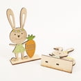 thumbnail image 4 of Toystoory Adornos de conejo de Pascua, decoraciones de para fiesta en casa, de escritorio de conejito, accesorios de exhibición para Kits de decoración para fiestas Zanahoria, 4 of 6