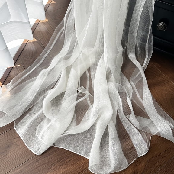 Luxury 200x78cm Mulberry Silk Scarf, Water Wave Pattern Sun Shawl & Wrap,200*78cm,milky white