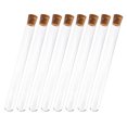 thumbnail image 1 of FENGGUIQU 8Pcs Smooth Surface Test Glass Tube for Seal with Lid, 1 of 8