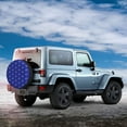 thumbnail image 7 of Spare Tire Cover, Hockey Wheel Cover Tire Covers for Trailers Car Truck Camper Universal Tire Covering Fits Diameter 15 inch, 7 of 7