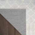 thumbnail image 3 of Nourison Astra Machine Washable 2'2" x 8' Grey Bohemian Indoor Flatweave Rug, 3 of 8