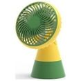 thumbnail image 1 of Ventilador de escritorio portátil recargable por USB | Miniventilador plegable portátil con 3 velocidades | Batería de 250 mAh para estudiantes, oficina y viajes | Funcionamiento silencioso, 1 of 4
