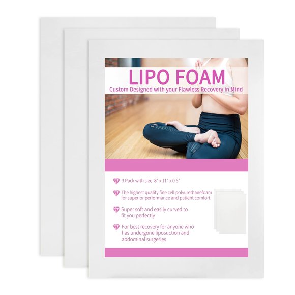 Foam Pads Birllaid Lipo Foam Pads Bbl Foam Boards, paquete de 3
