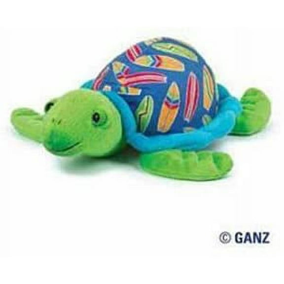 Ganz Webkinz Surfin Turtle Stuffed Animal With Sealed Code