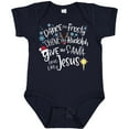 thumbnail image 3 of Inktastic Dance Like Frosty, Shine Like Rudolph, Give Like Santa Boys or Girls Baby Bodysuit, 3 of 5